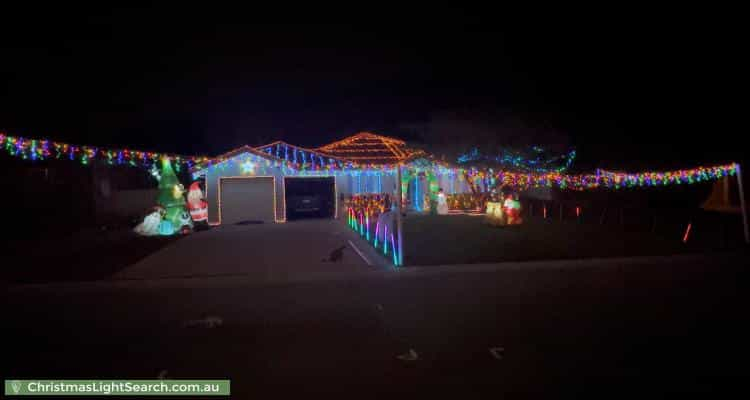 Christmas Light display at  Dacomb Court, Dunlop