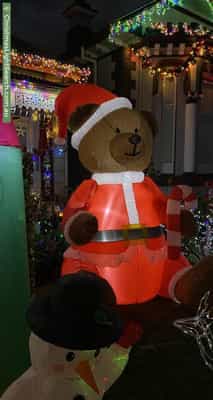 Christmas Light display at 41 Elizabeth Street, Mayfield