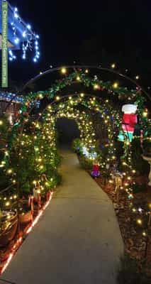 Christmas Light display at Jennifer crescent, Bayswater north