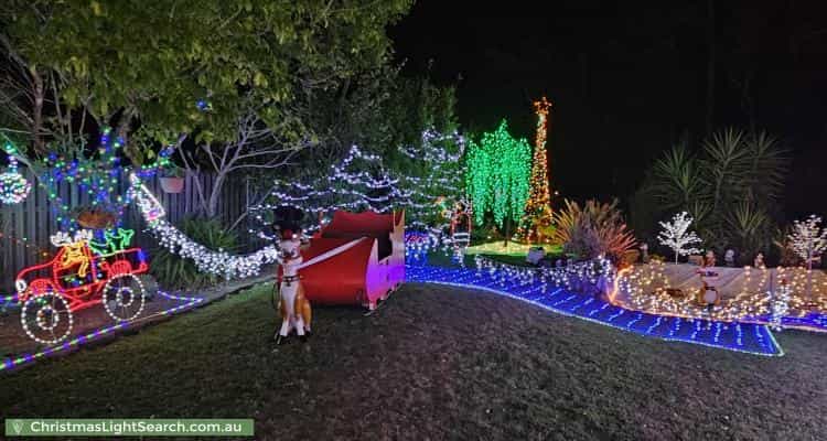 Christmas Light display at 12 Drumbeat Place, Coomera
