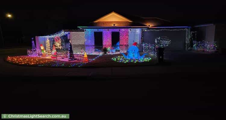 Christmas Light display at 1 Gibbney Way, Ellenbrook