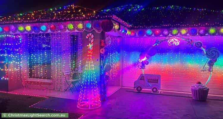 Christmas Light display at 4 Maize Avenue, Spring Farm