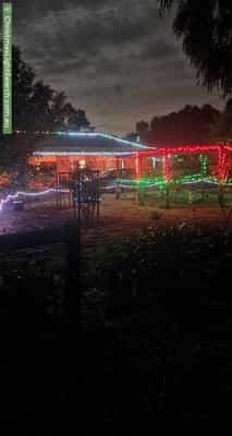 Christmas Light display at 45 Rhinds Road, Wallington
