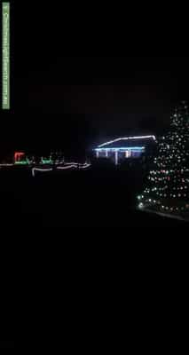 Christmas Light display at 45 Rhinds Road, Wallington