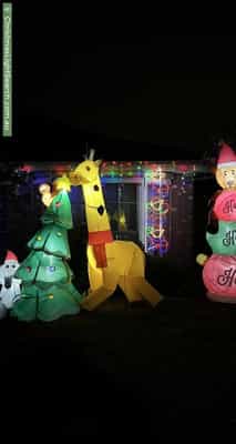 Christmas Light display at 2 Wilma Court, Beaconsfield