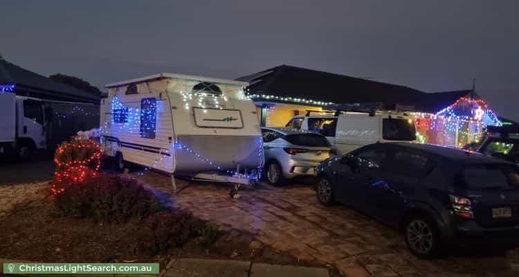 Christmas Light display at 14 Nicola court, Salisbury downs