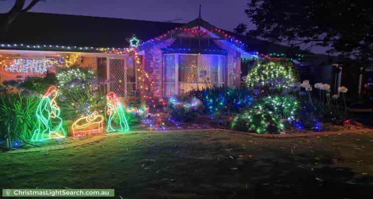 Christmas Light display at 14 Nicola court, Salisbury downs