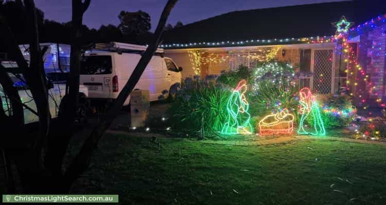 Christmas Light display at 14 Nicola court, Salisbury downs