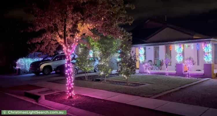 Christmas Light display at 35 Hutchison Circuit, Crestwood