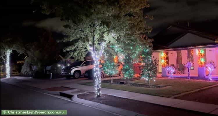 Christmas Light display at 35 Hutchison Circuit, Crestwood