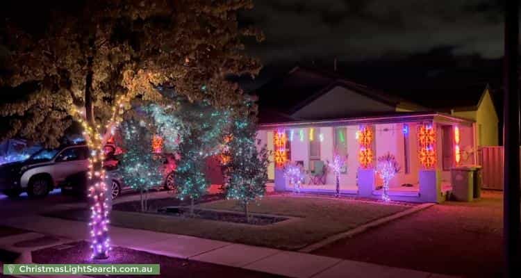 Christmas Light display at 35 Hutchison Circuit, Crestwood