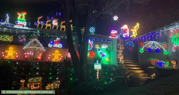 Christmas Light display at 10 Longreef Court, Albany Creek