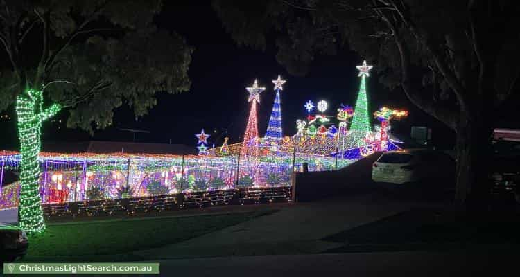 Christmas Light display at 11 Kristina Court, Pakenham