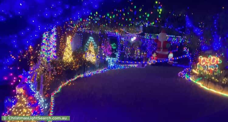 Christmas Light display at 79 Nari Drive, Sheidow Park