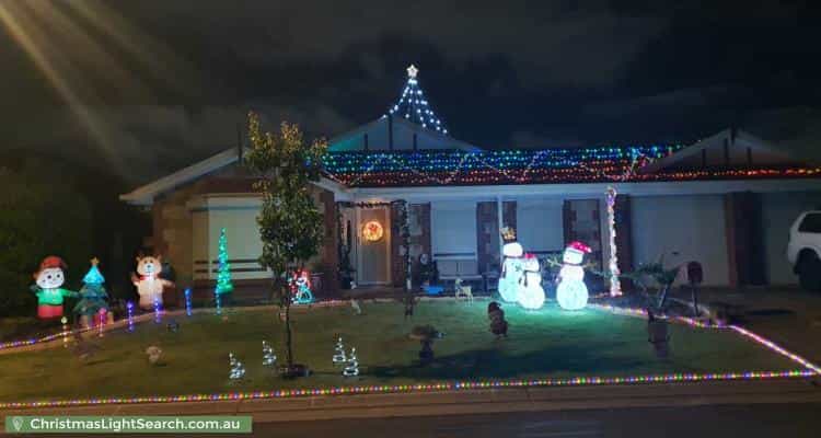 Christmas Light display at  Boves Court, Paralowie