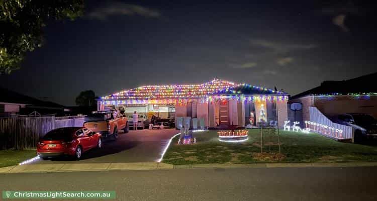 Christmas Light display at 23 Belvedere Drive, Pakenham