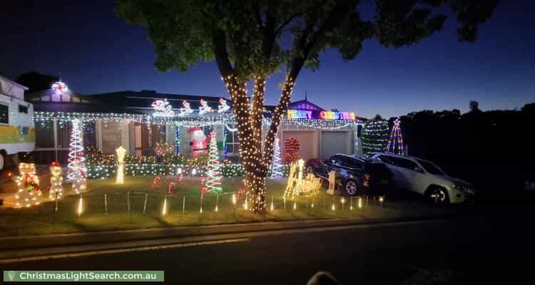 Christmas Light display at  Williamson Terrace, Greenwith