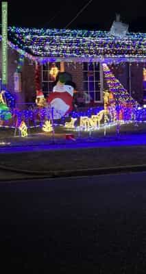 Christmas Light display at 87 Paddington Avenue, Carrum Downs