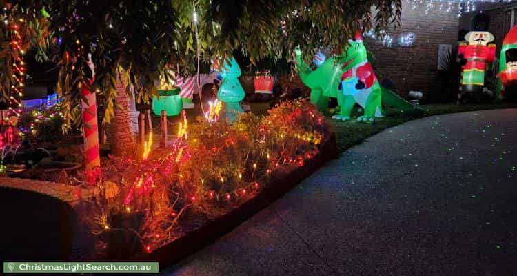 Christmas Light display at 33 Chevalier Crescent, Mooroolbark