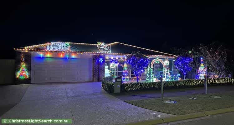 Christmas Light display at 5 Blackberry Crescent, Rosebud