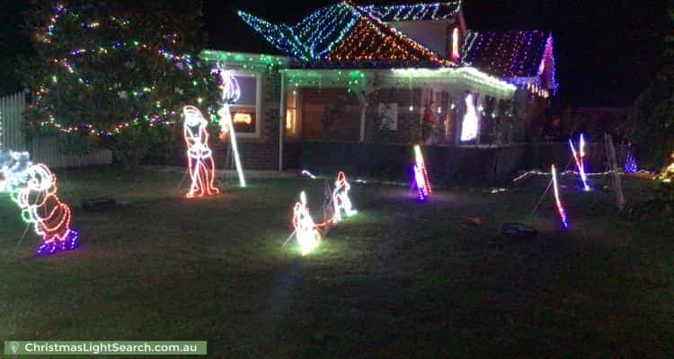 Christmas Light display at 24 Traminer Drive, Mount Martha