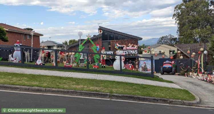 Christmas Light display at 38 Rolling Hills Road, Chirnside Park