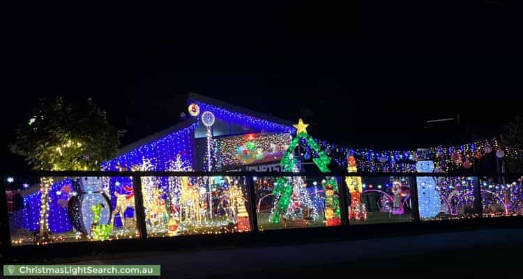 Christmas Light display at 38 Rolling Hills Road, Chirnside Park