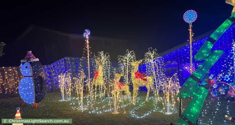 Christmas Light display at 38 Rolling Hills Road, Chirnside Park