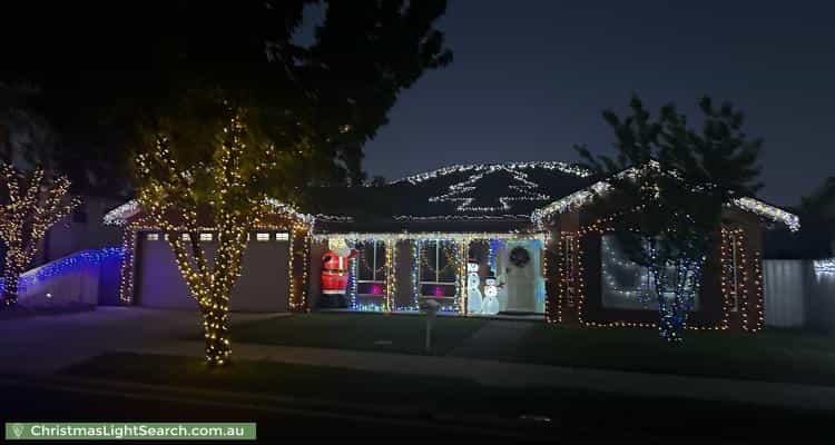 Christmas Light display at 32 Springlake Avenue, Caroline Springs