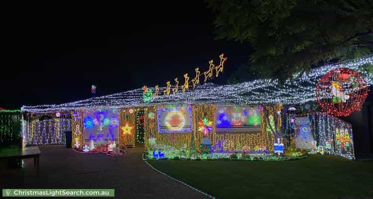 Christmas Light display at 14 Palena Crescent, Saint Clair