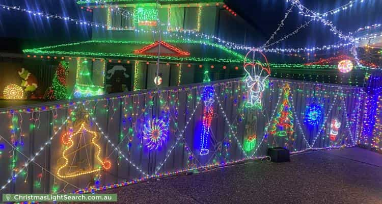 Christmas Light display at 14 Palena Crescent, Saint Clair