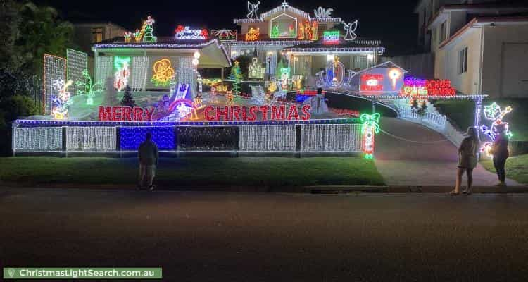 Christmas Light display at 11 Lucy Drive, Edens Landing