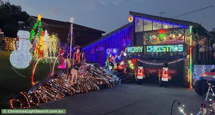 Christmas Light display at 38 Rolling Hills Road, Chirnside Park