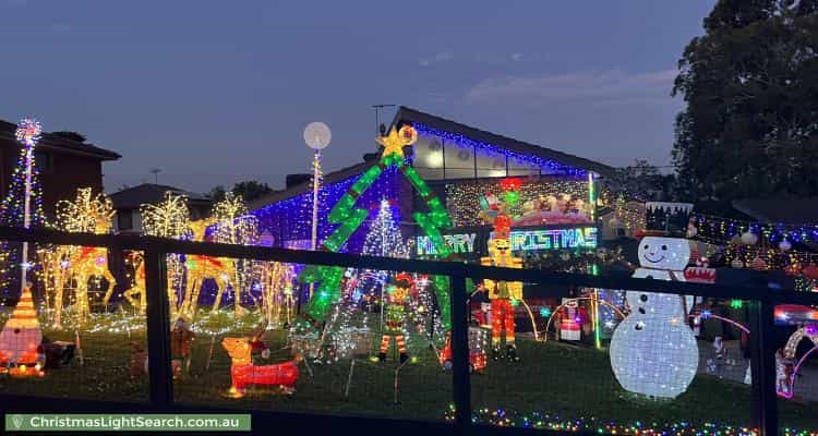 Christmas Light display at 38 Rolling Hills Road, Chirnside Park