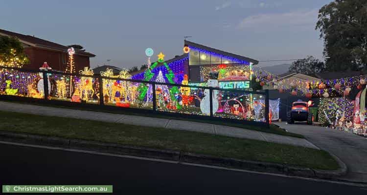 Christmas Light display at 38 Rolling Hills Road, Chirnside Park