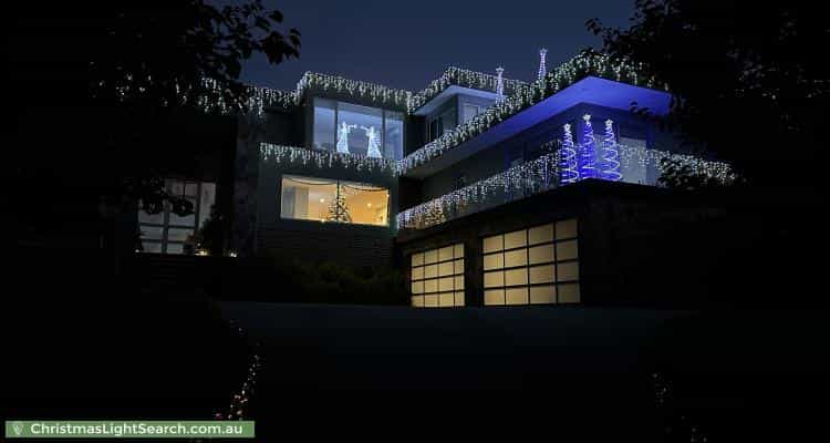 Christmas Light display at 6 Park Avenue, Plenty
