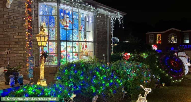 Christmas Light display at  Cherelle Court, Eltham North