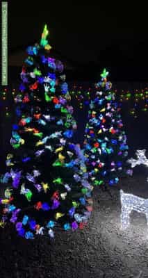 Christmas Light display at  Cherelle Court, Eltham North