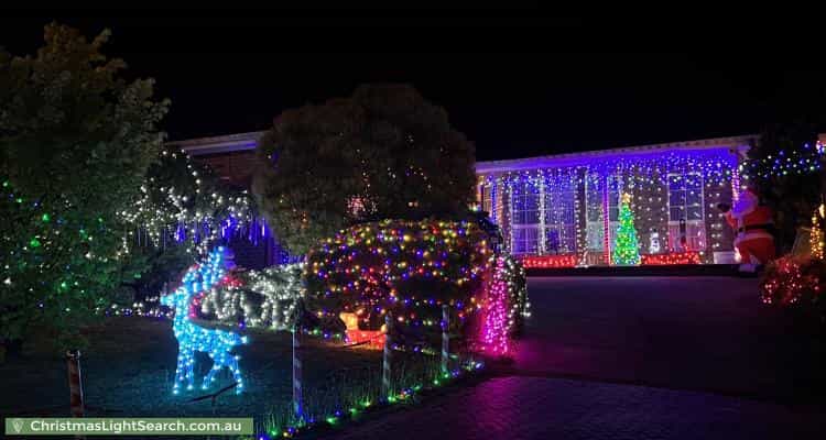 Christmas Light display at  Cherelle Court, Eltham North