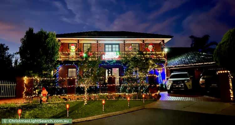 Christmas Light display at 5 Tiffany Court, Keilor