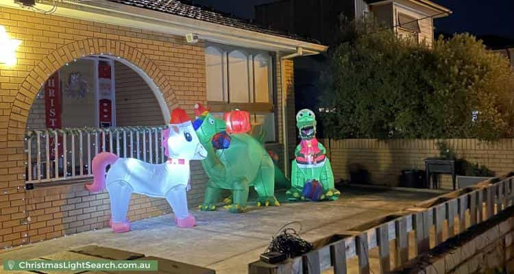 Christmas Light display at 18 Collins Avenue, Altona North