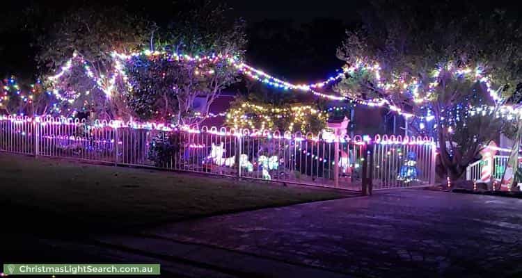 Christmas Light display at 27 Lawson Street, Campbelltown