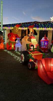 Christmas Light display at 48 Kendall Boulevard, Baldivis
