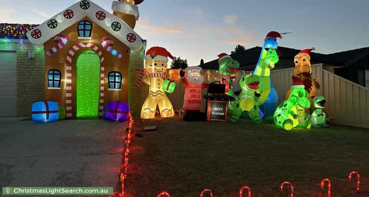 Christmas Light display at 48 Kendall Boulevard, Baldivis