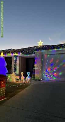 Christmas Light display at 48 Kendall Boulevard, Baldivis