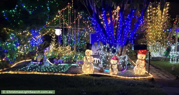 Christmas Light display at 24 Ellamark Street, Banyo