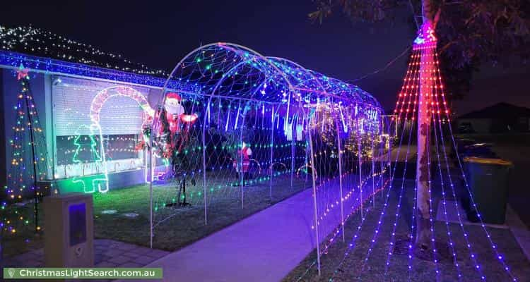 Christmas Light display at 9 Euvista Street, Haynes