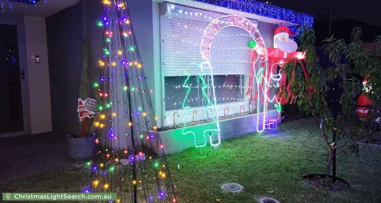 Christmas Light display at 9 Euvista Street, Haynes