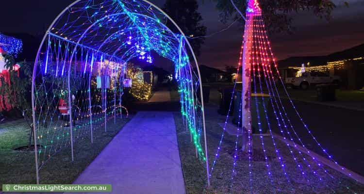 Christmas Light display at 9 Euvista Street, Haynes