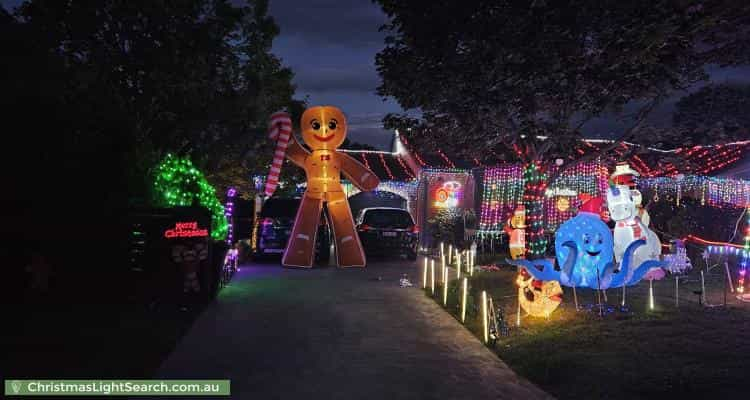 Christmas Light display at 13 Mawson Terrace, Moss Vale